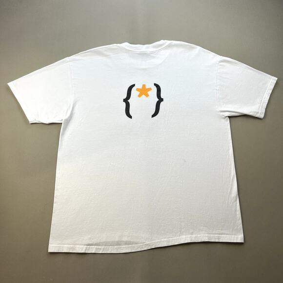 Vintage Technology T-Shirt Adult XL White Fatbrain Silicon Valley Computer y2k - Picture 3 of 10